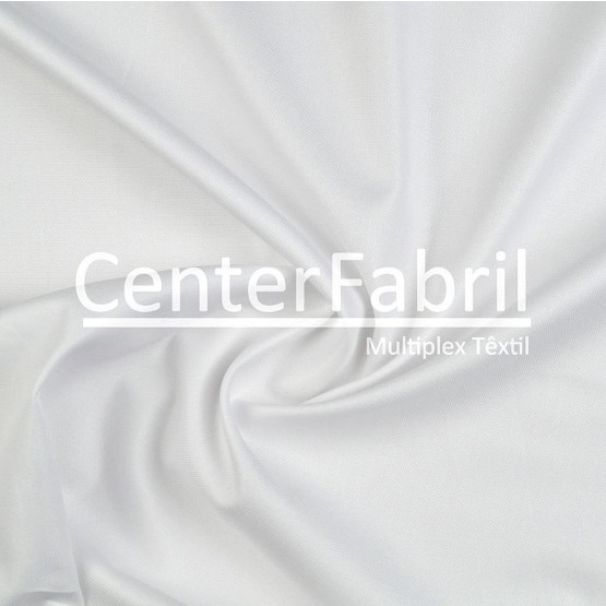 Tecido Tricoline Oxford Pima Peruano Fio 120 Maquinetado Branco Larg 150cm 100%Algodão