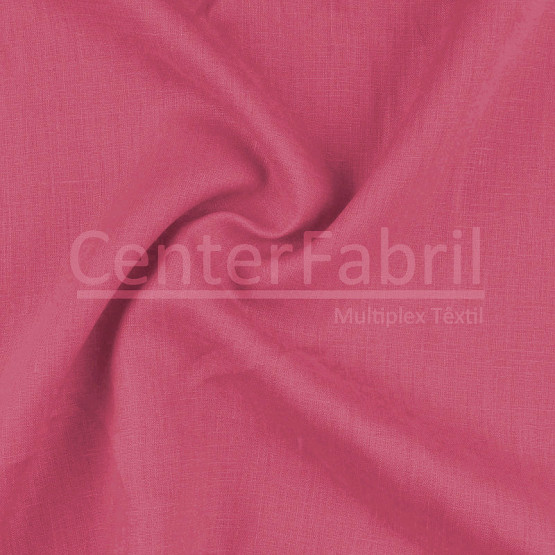 Tecido Cambraia Linho Rosa Pink Lg145cm 100%Linho ref.180/201 cor10465- 125 gr/m²