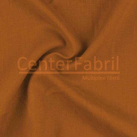 Tecido Cambraia Linho Terra Lg145cm 100%Linho ref.180/201 cor10470- 125 gr/m²
