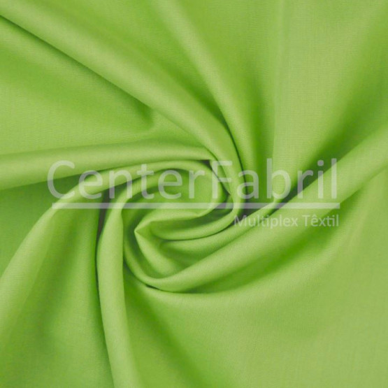 Tecido Tricoline Liso Verde Pistache Largura 150cm 100%Algodão - Conserv1-I/2-2/3-3/4-1/5-3/6-8/6-3