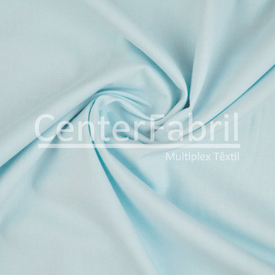 Tecido Tricoline Liso Azul Claro Largura 150cm 100%Algodão - Conserv1-I/2-2/3-3/4-1/5-3/6-8/6-3