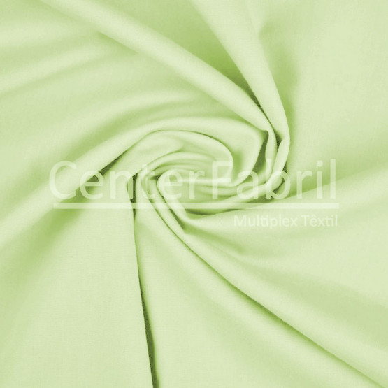 Tecido Tricoline Liso Verde Claro Largura 150cm 100%Algodão - Conserv1-I/2-2/3-3/4-1/5-3/6-8/6-3