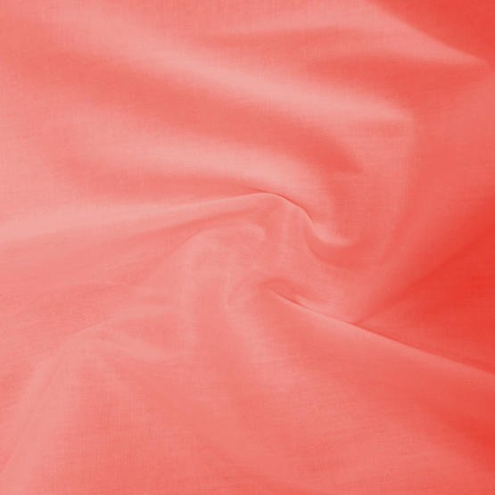Tecido Tricoline elastano lisa Coral 97%algodão/3%elastano Larg.147