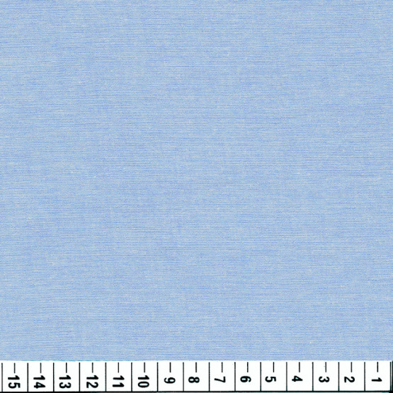 Tecido Leve Mescla Chambray Azul Larg.1,50mt 100%Algodão