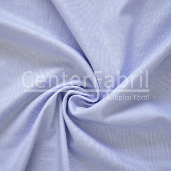 Tecido Tricoline Oxford Pima Peruano Fio 70 Azul Azurro Larg 150cm 100%Algodão Conserv 1-H/2-2/3-3/4-2/5-2/6-8