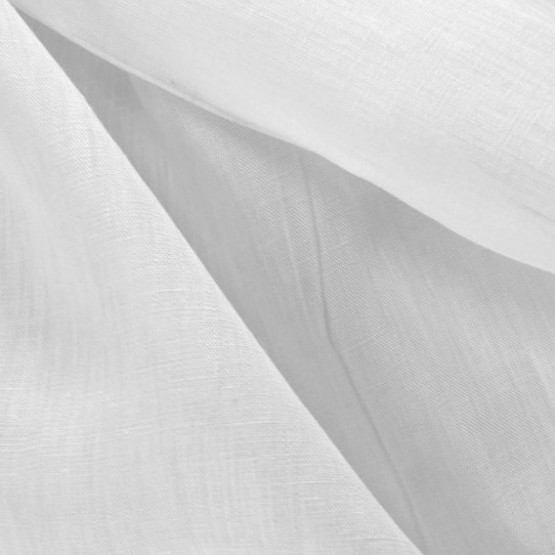 Tecido Cambraia de Linho Branco fio Belga Larg 150cm 100%Linho ref01/08