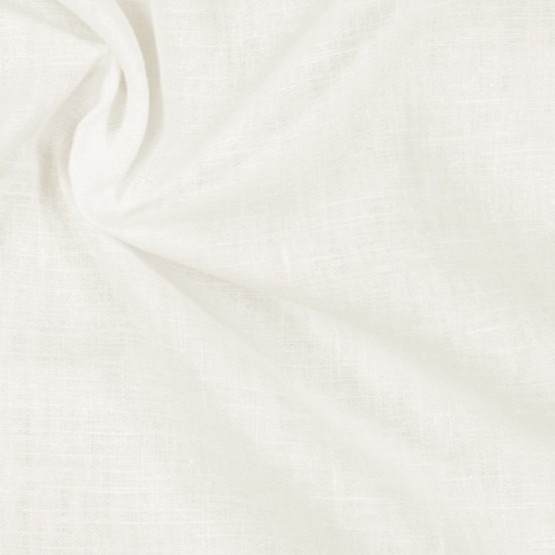 Tecido Cambraia de Linho Branco/Offhite  Larg 140cm 100%Linho