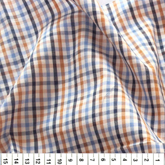 Tecido Tricoline Xadrez Lg 1,47m 100%algodão