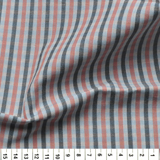 Tecido Xadrez Fio Tinto Lg 1,47m 69%Algodão/17%Viscose/14%Poliester