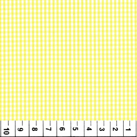 Tricoline al Xadrez Vichy Amarelo fio tinto  100%algodão Preço por Metro