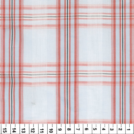 Tecido Tricoline Xadrez Fio Tinto Larg 150cm 100%algodão 112gr/m2
