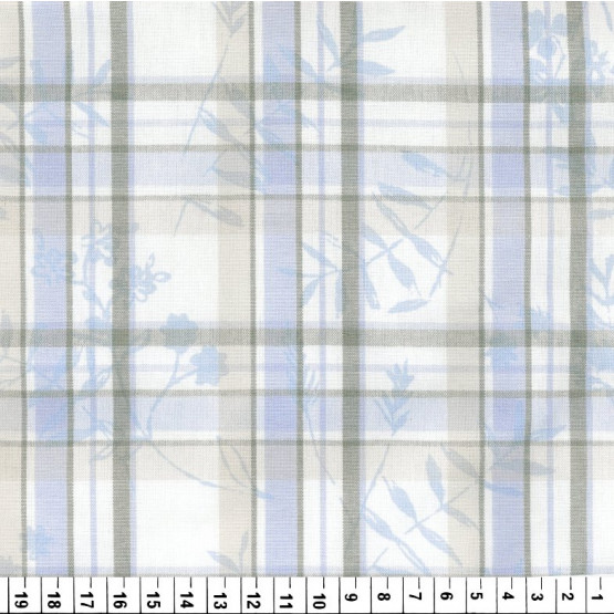 Tecido Tricoline Xadrez Fio Tinto Larg 150cm 100%algodão 112gr/m2