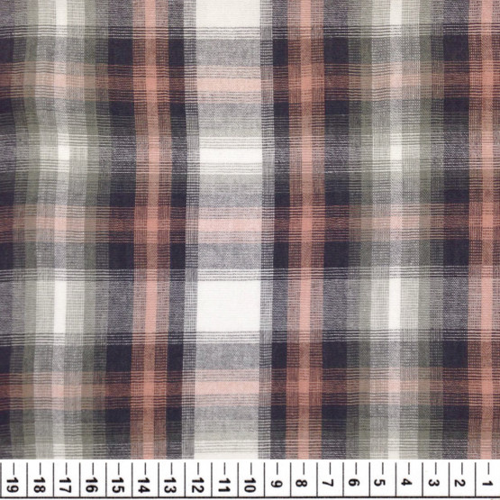Tecido Algodão Xadrez Fio Tinto Lg 1,60m 99%algodão/1%Elastano