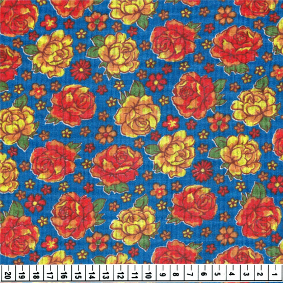 Chitão estampado 100% algodão Larg.140cm