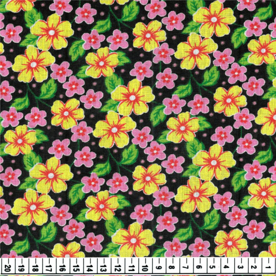 Chitão estampado 100% algodão Larg.140cm