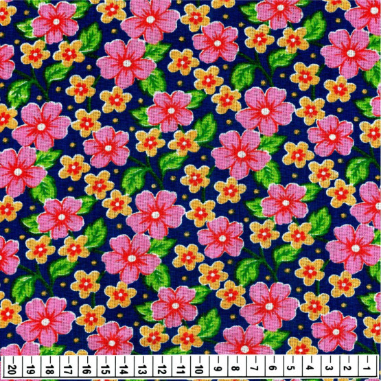 Chitão estampado 100% algodão Larg.140cm