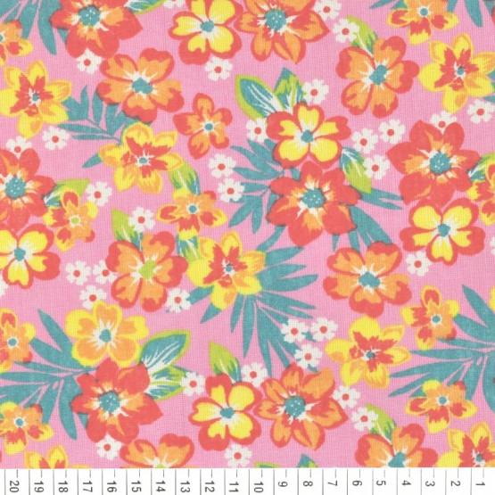 Chitão estampado 100% algodão Larg.140cm