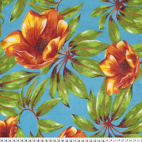 Chitão estampado 100% algodão Larg.140cm