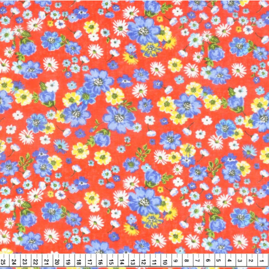 Chitão Chitinha Estampa Pequena  100% algodão Larg.140cm