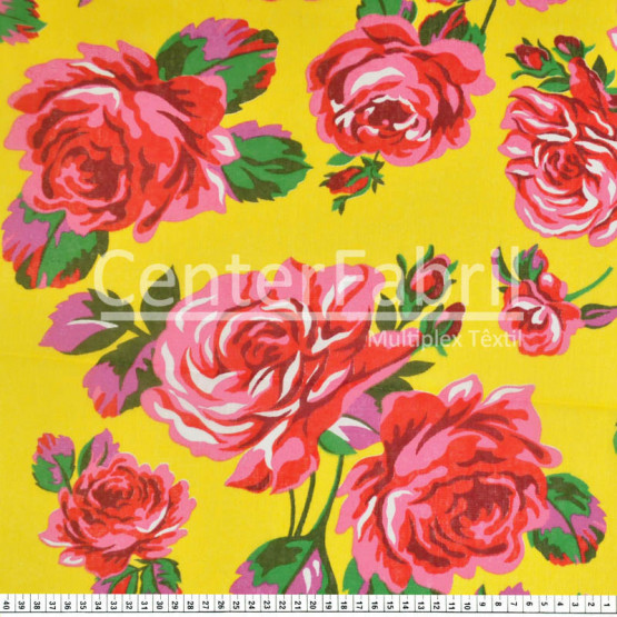 Chitão estampado 100% algodão Larg.140cm