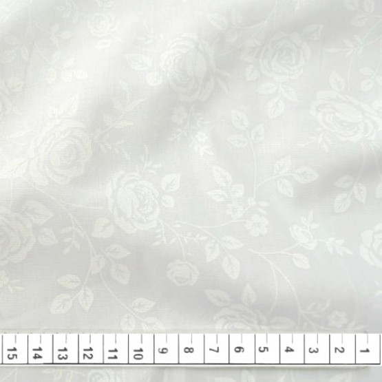 Tecido Tricoline Bahamas Est Matizado Branco Larg 150cm 100%Algodão 136gr/m2