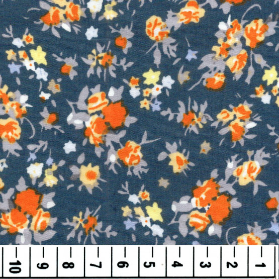 Tricoline  Floral  Larg. 1,47mt 100%algodão