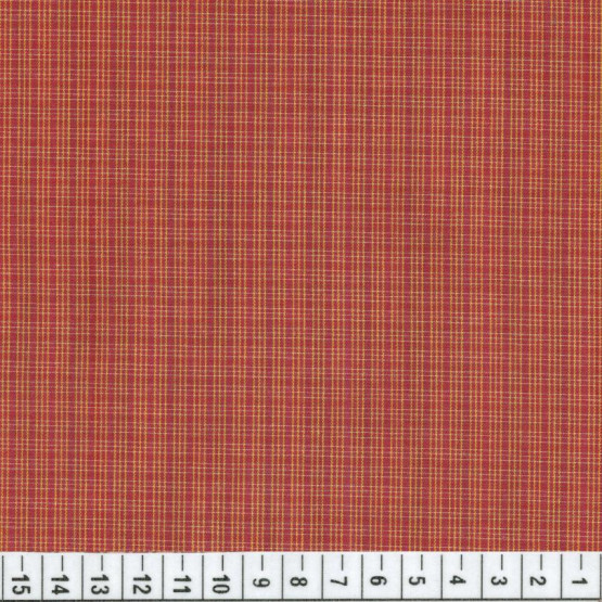 Tricoline xadrez verde e vermelho fio tinto 100%algodão