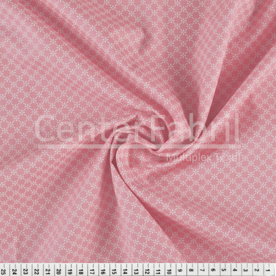 Tecido Tricoline Estampa Cerca de Flores Pink Largura 150cm 100%Algodão Conserv 1-I/2-2/3-2/4-1/5-2/6-1