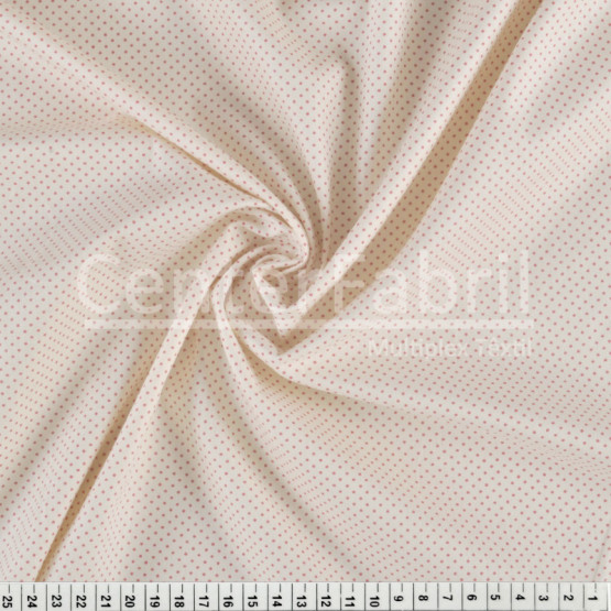 Tecido Tricoline  Estampa Mini Poá Pink Largura 150cm 100%Algodão Conserv 1-I/2-2/3-2/4-1/5-2/6-1