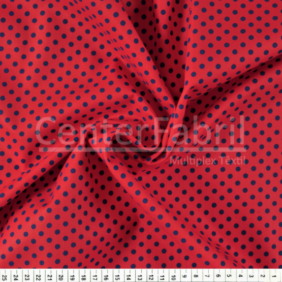 Tecido Tricoline Coleção Signature - Poá Marítimo Largura 147cm 100%Algodão Conserv 1-I/2-2/3-2/4-1/5-2/6-1