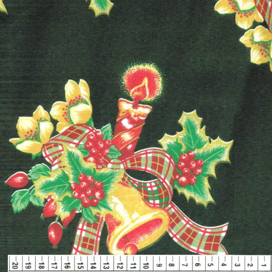 Tricoline Natal - Sinos de Natal-100%algodão Preço por Metro
