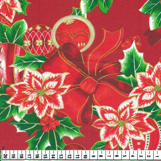 Tricoline Natal - Noelle -100%algodão Preço por Metro