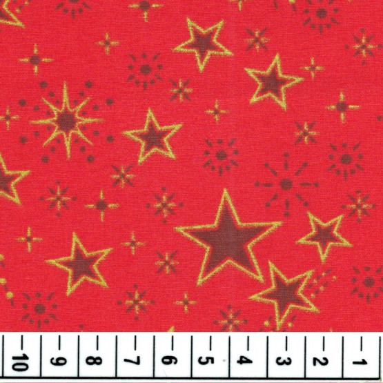 Tricoline Natal - Clara -100%algodão Preço por Metro