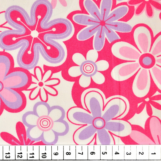 Tricoline estampada 100% algodão