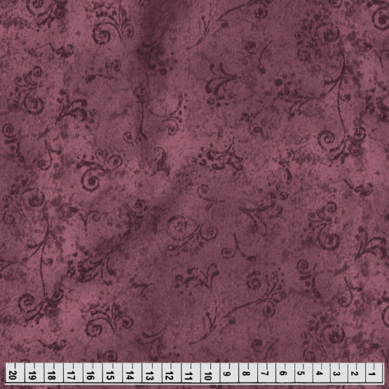 Tecido Tricoline Estampa Arabesco Textura 50 tons Fucsia Larg1,50m 100%Algodão