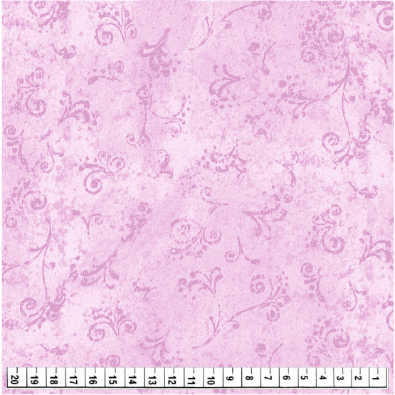 Tecido Tricoline Estampa Arabesco Textura 50 tons Lilas Médio Larg1,50m 100%Algodão