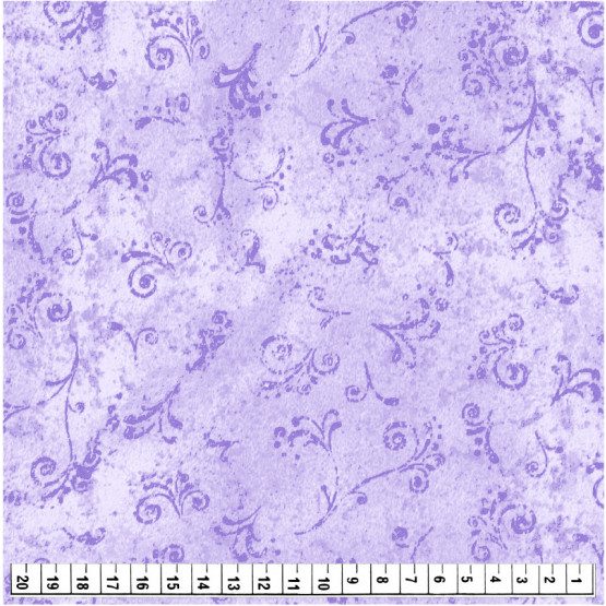 Tecido Tricoline Estampa Arabesco Textura 50 tons Lavanda Larg1,50m 100%Algodão