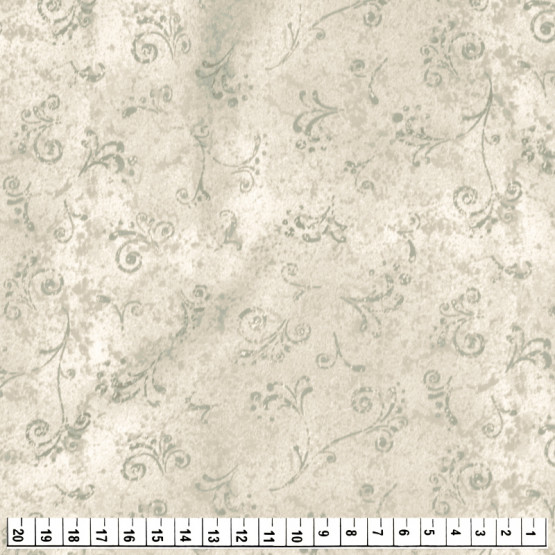 Tecido Tricoline Estampa Arabesco Textura 50 tons Cinza Larg1,50m 100%Algodão