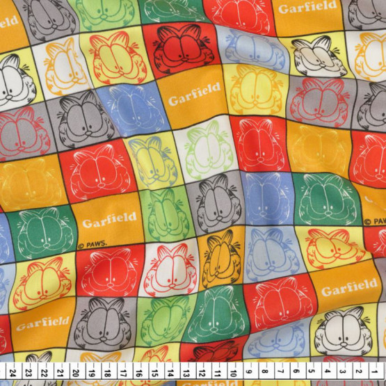 Tricoline Estampado Coleção Garfield-Caricaturas Larg.150cm 100%Algodão Conserv1-J/2-2/3-2/5-3/6-1
