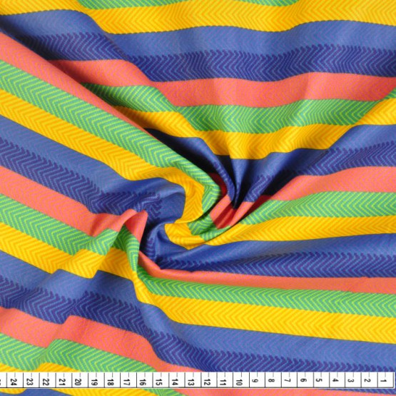 Tricoline Estampado Coleção Fish -Compose Espinha Renata Blanco Larg.150cm 100%Algodão