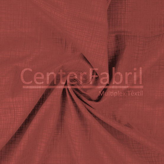 Tecido Tricoline Est Roda Cores - Abstrato Fdo Vermelho Larg.150cm 100%Algodão 115gr/m² Conserv1-J/2-2/3-2/