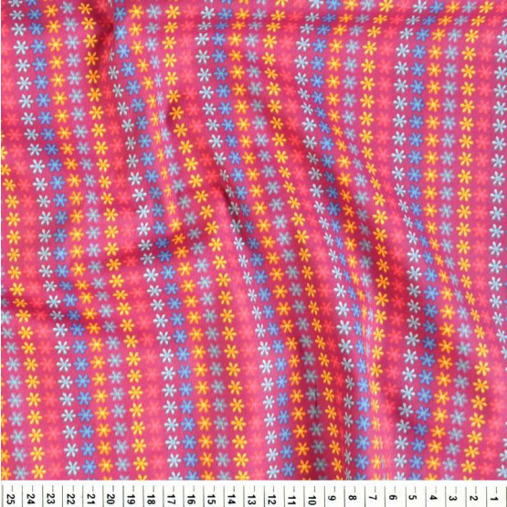 Tricoline Estampado Coleção Étnicas Renata Blanco Larg.150cm 100%Algodão