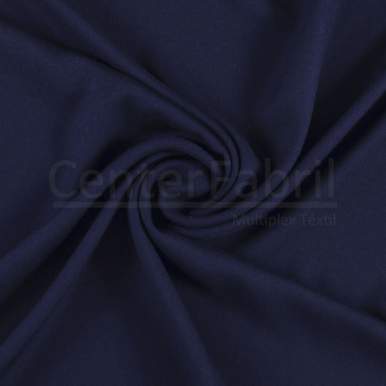 Tecido Viscose Sarjada Azul Navy  Larg140cm 100%Viscose 145gr/m2.Conserv1-N/2-2/3-2/5-3/6-1