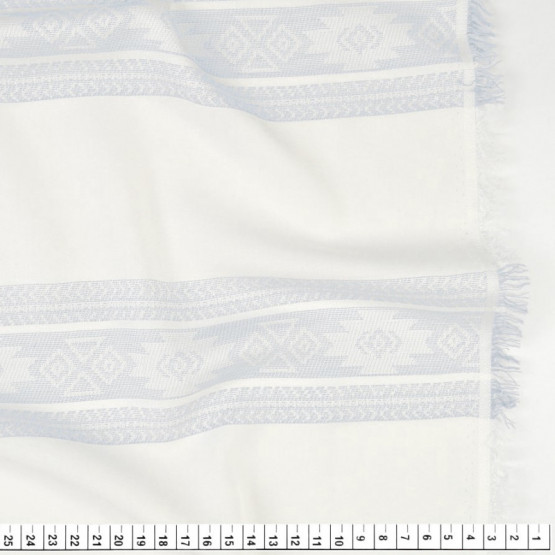 Tecido Viscose Jacquard Fio Tinto Indigo/Bco Larg. 140cm 100% Viscose. Conserv1-H/2-2/3-3/5-3/6-8