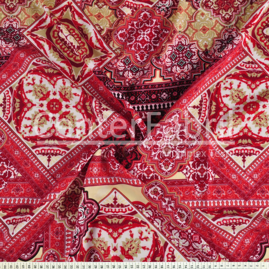 Tecido Viscose Estampado Largura 140cm 100%Viscose 