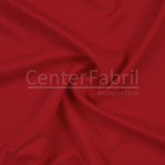 Tecido Viscose Lisa Vermelho Escuro Larg140cm 100%Viscose 92gr/m2.Conserv1-N/2-2/3-2/5-3/6-1