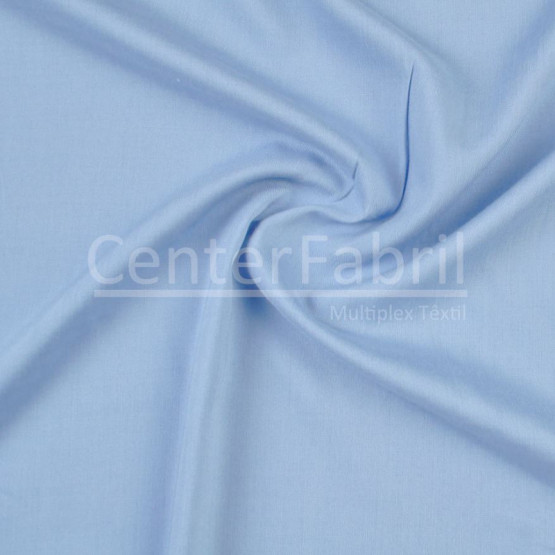 Tecido Viscose Lisa Azul Capri Larg140cm 100%Viscose 92gr/m2.Conserv1-N/2-2/3-2/5-3/6-1