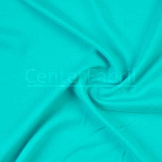 Tecido Viscose Lisa Azul Inver Turquesa Claro Larg140cm 100%Viscose 92gr/m2.Conserv1-N/2-2/3-2/5-3/6-1