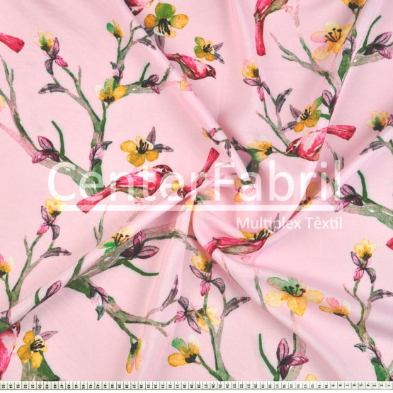 Tecido Viscose Estampa Digital Larg 145cm 100%Viscose 104gr/m2
