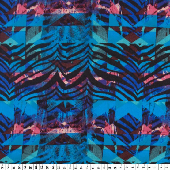 Tecido Viscose Estampado Largura 145cm 100%Viscose ref.050-B